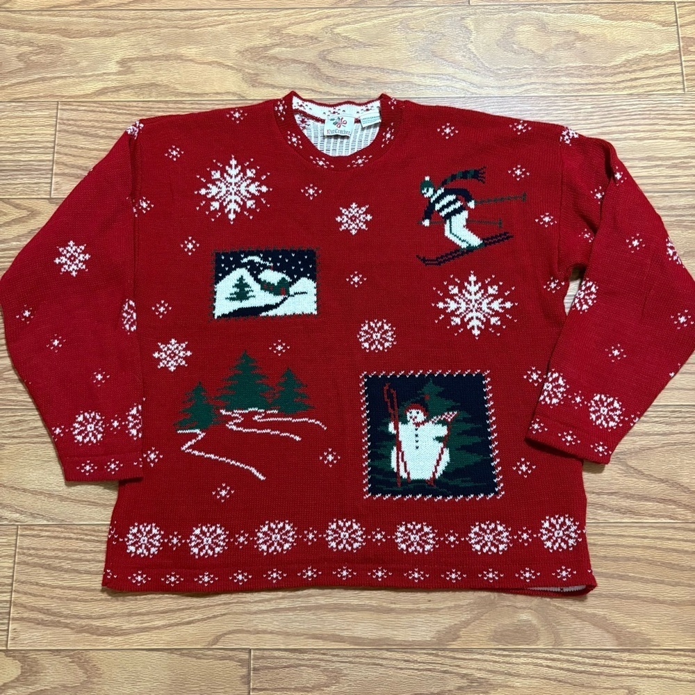 Vintage Christmas Sweater Large